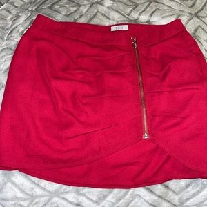 TOBI Red Skirt